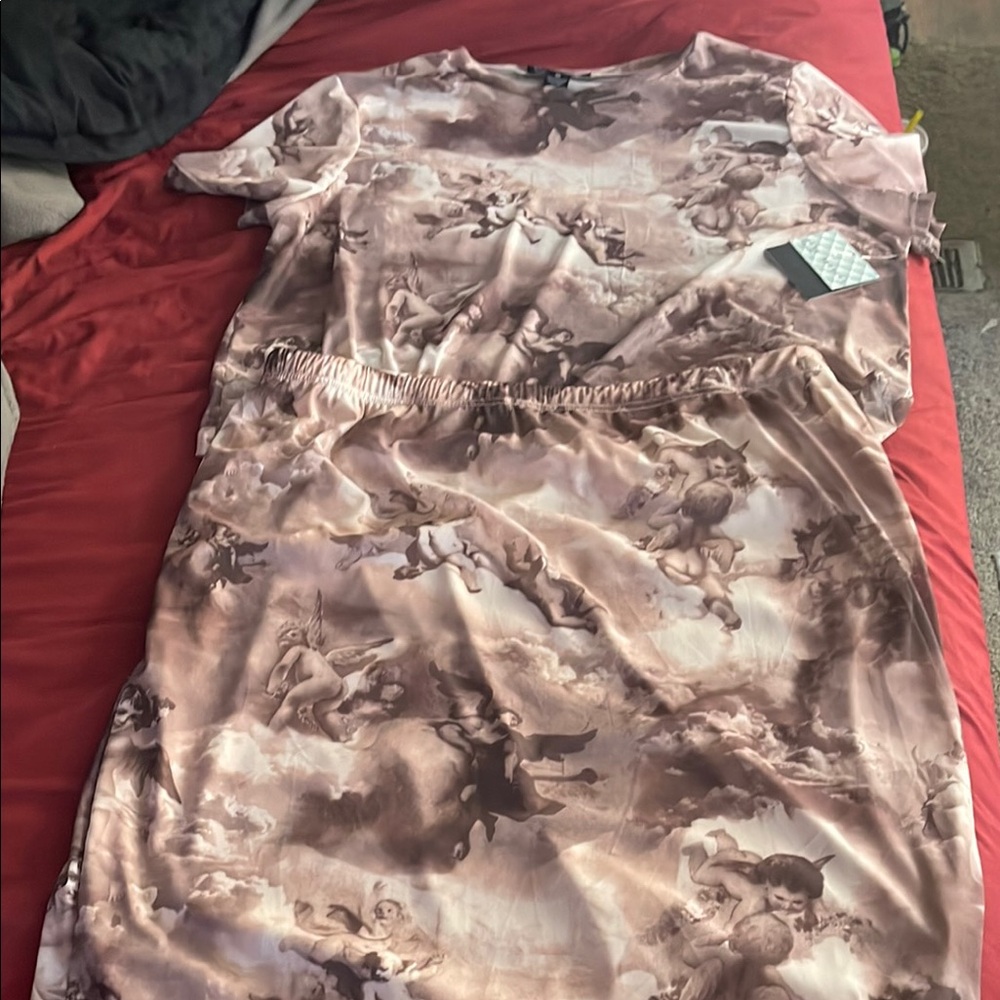 Women SoHo Apparel skirt set NWT